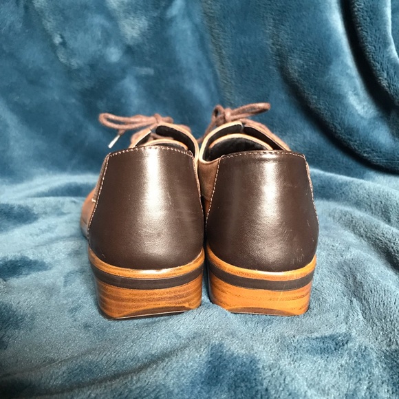 Naot Kedma Women’s Oxfords 💛 38 Chestnut - Picture 4 of 8